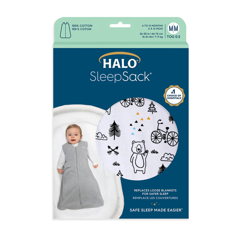 Halo SleepSack TOG 0.5 ideal for warm nights.