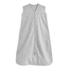 HALO Sleepsack small in heather grey, breathable cotton for gentle sleep comfort.