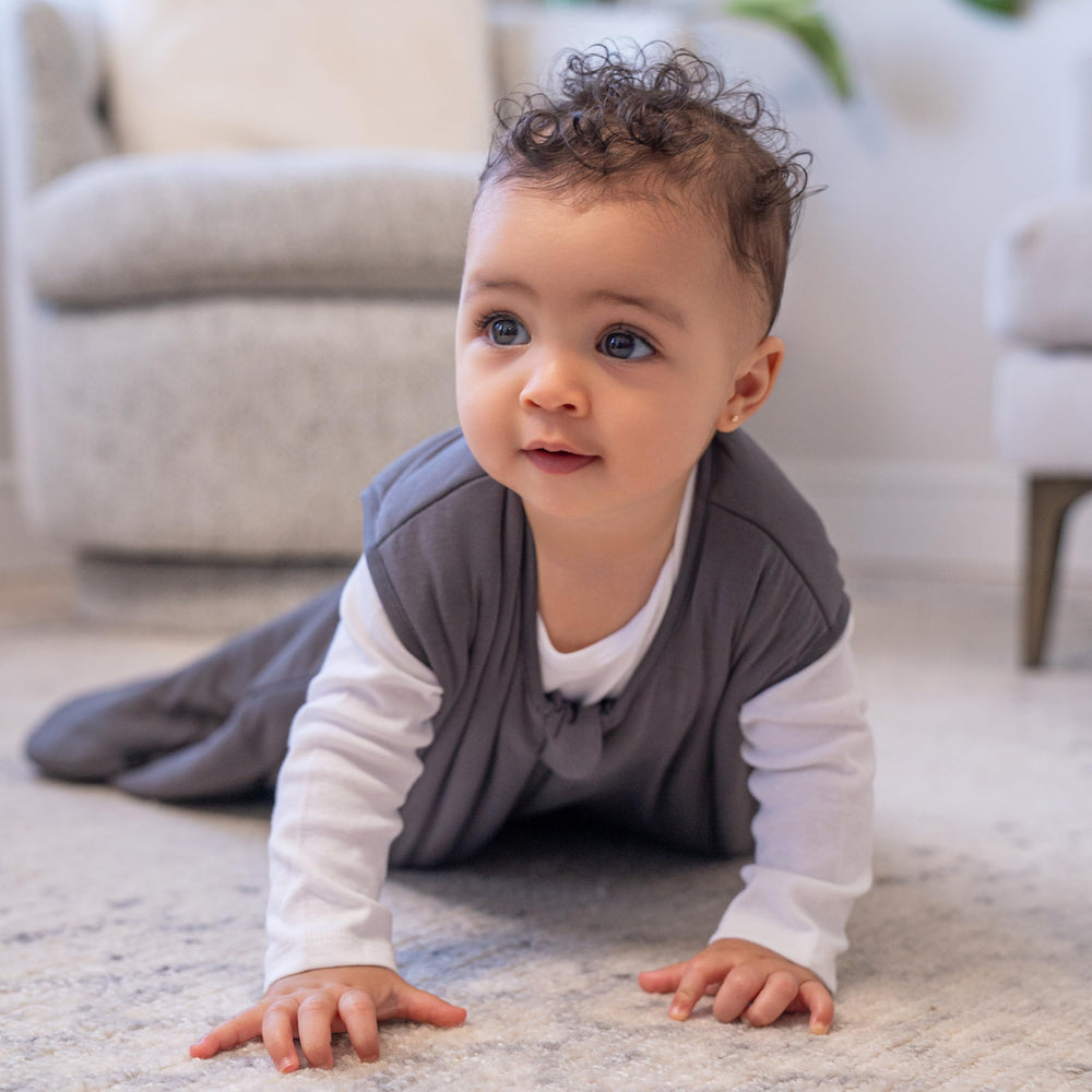 HALO wearable blanket offers hypoallergenic fabric for sensitive baby skin.