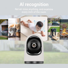 Haloak Smart Baby Camera uses AI motion tracking to follow activity.