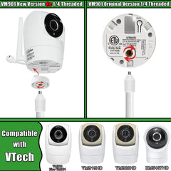 Haloera 360-degree rotation mount for VM928HD provides precise camera positioning.