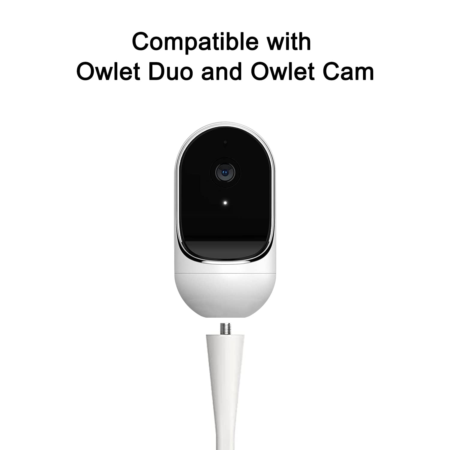 Haloera baby monitor mount for Owlet Cam with smooth swivel for optimal viewing angles