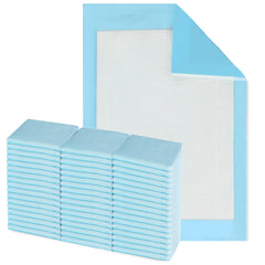 HALYARD Premium underpads 17x24 light blue for reliable in-bed protection.