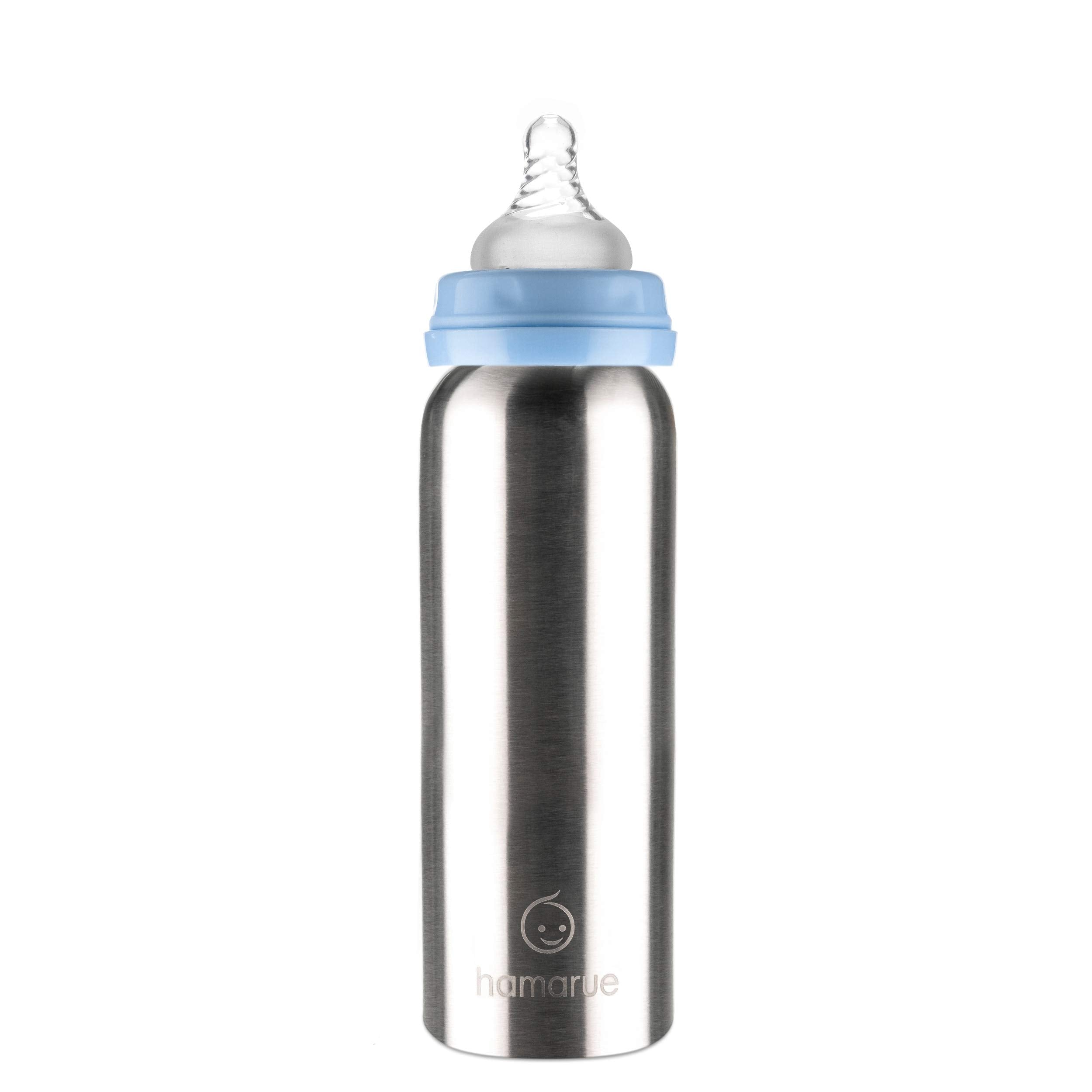 Hamarue food-grade silicone mouthpiece blue protects developing teeth.