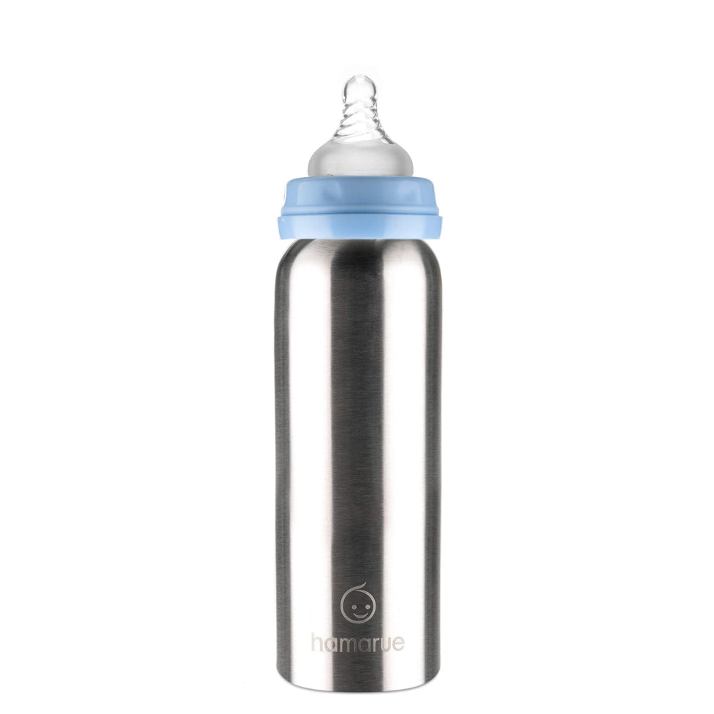 Hamarue food-grade silicone mouthpiece blue protects developing teeth.