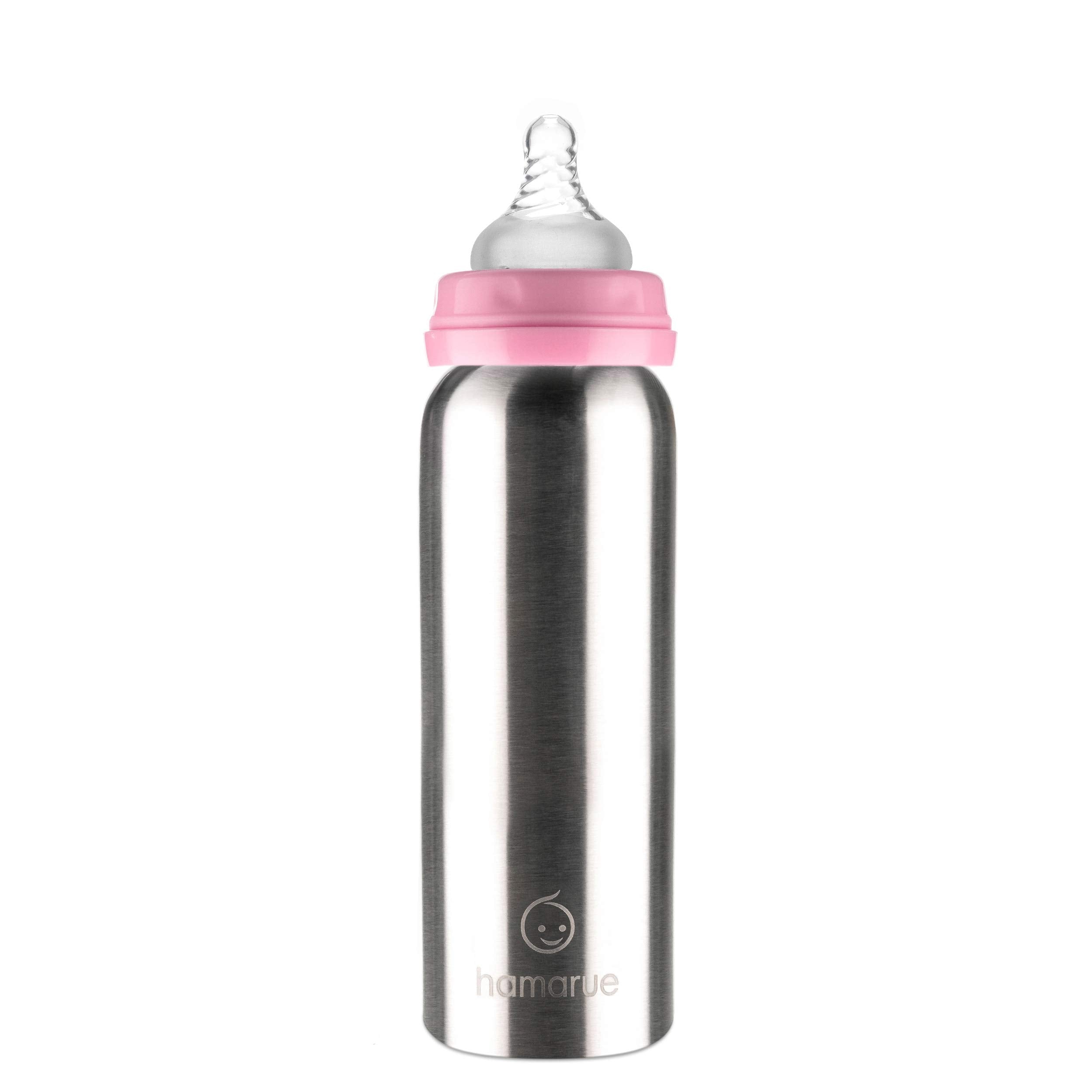 Hamarue silicone mouthpiece protects developing teeth and palates during sipping.