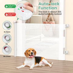 HAMOPY 33-inch tall gate for stairs and doorways, safe navigation and easy setup.