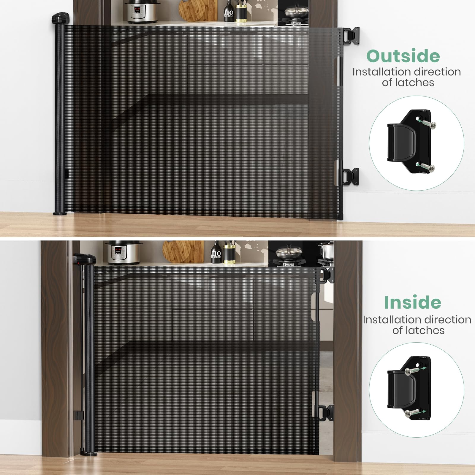 HAMOPY easy-install kit includes brackets and anchors