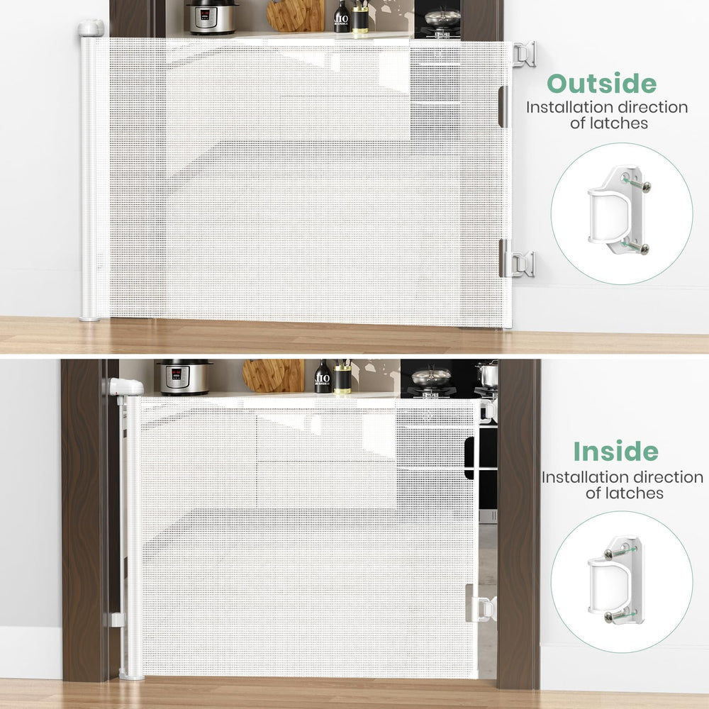 HAMOPY easy-installation gate kit with all necessary hardware included.
