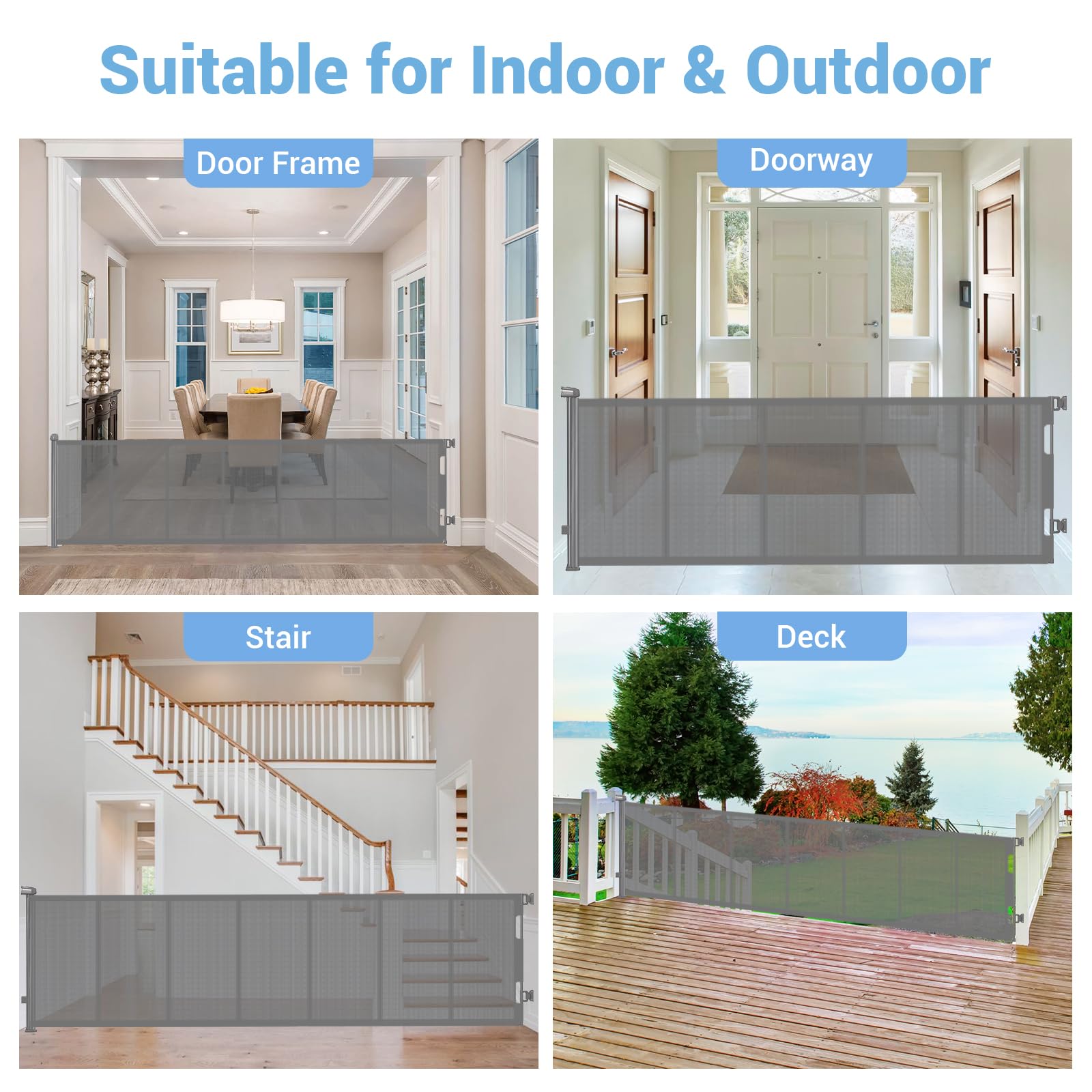 HAMOPY easy installation with hardware included