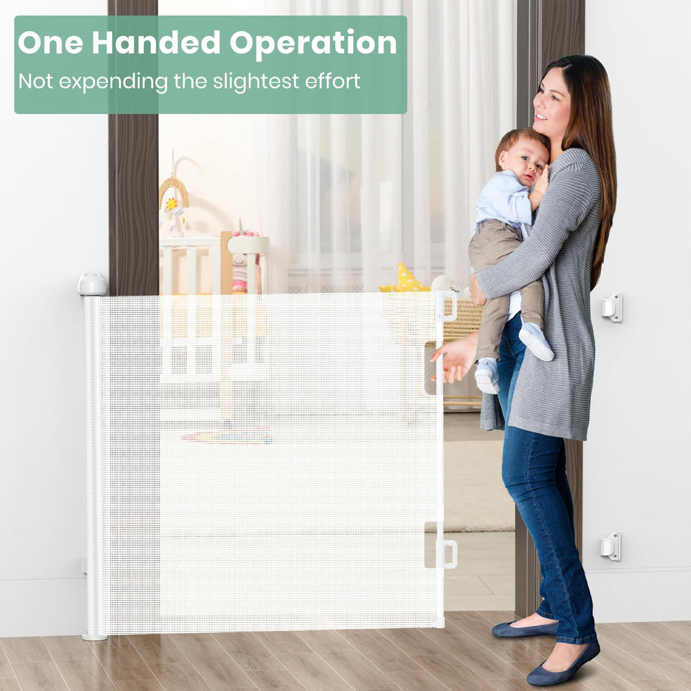 HAMOPY height-adjustable brackets to fit various baseboards securely.