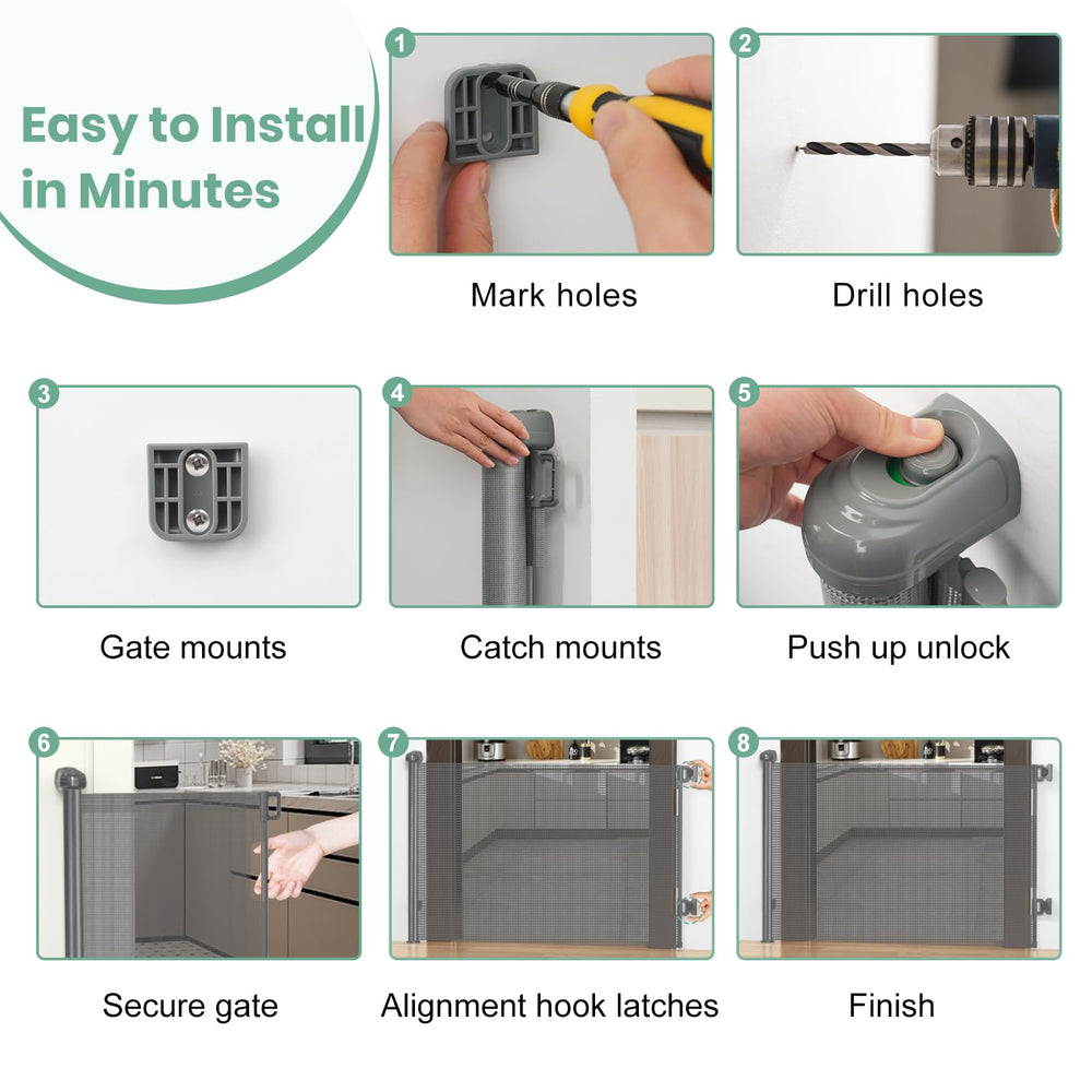 HAMOPY no-bottom-bar design prevents tripping during busy days.