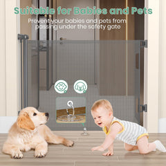 HAMOPY outdoor-indoor gate design for versatile use inside or outside.