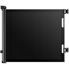 HAMOPY retractable gate extended to 55 inches for stairs and doorways.