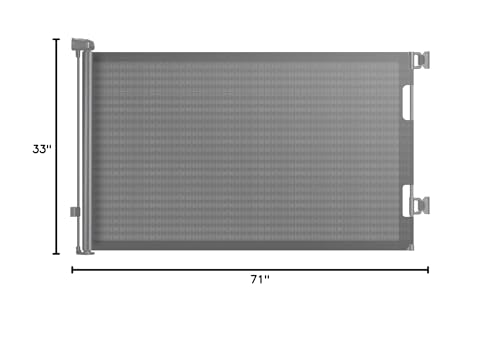 HAMOPY reliable gate for stairs, doorways, and hallways, indoor or outdoor.