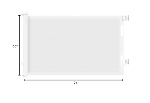 HAMOPY wide expansion gate up to 71 inches for large openings.