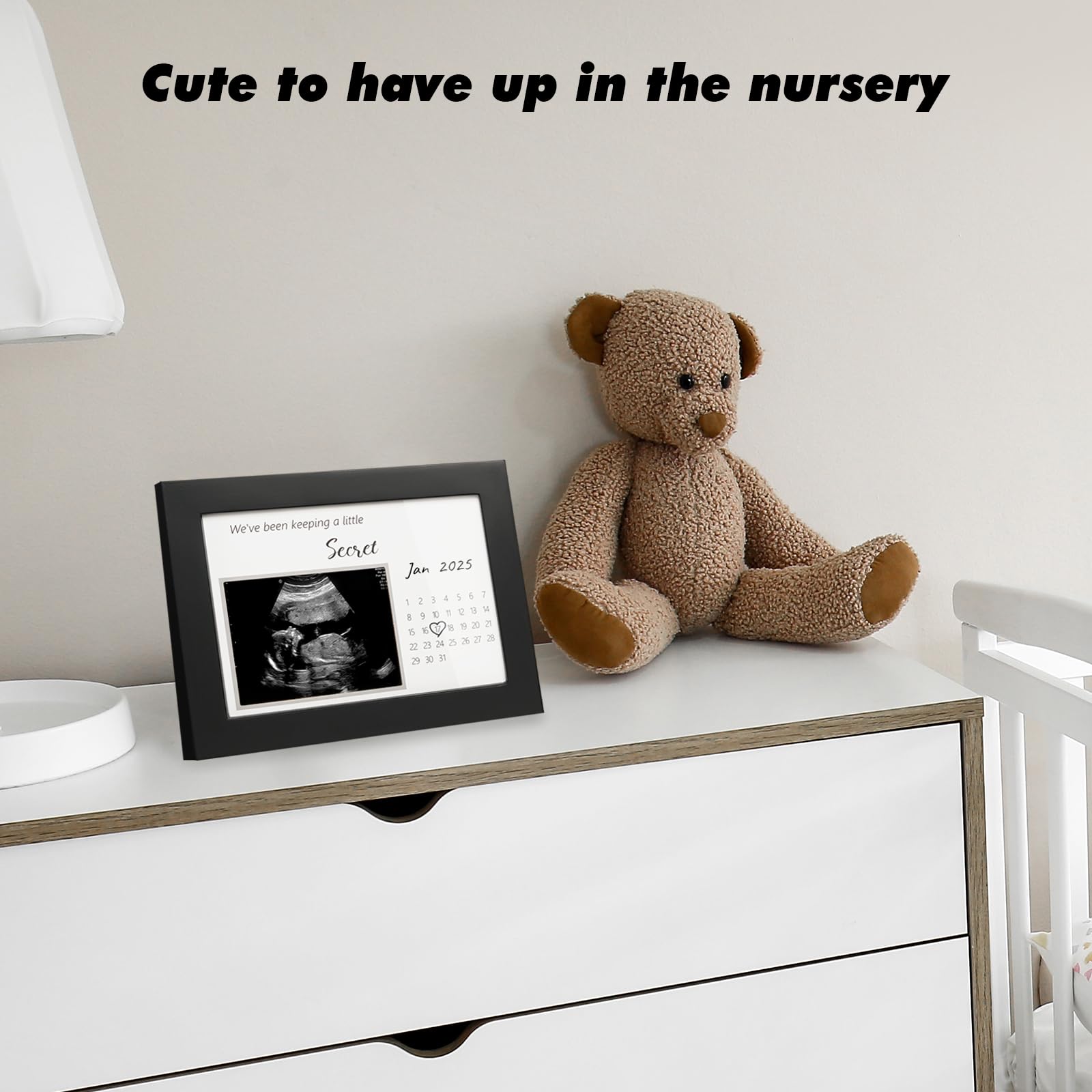 HAMUIERS baby reveal keepsake frame for sentimental nursery display
