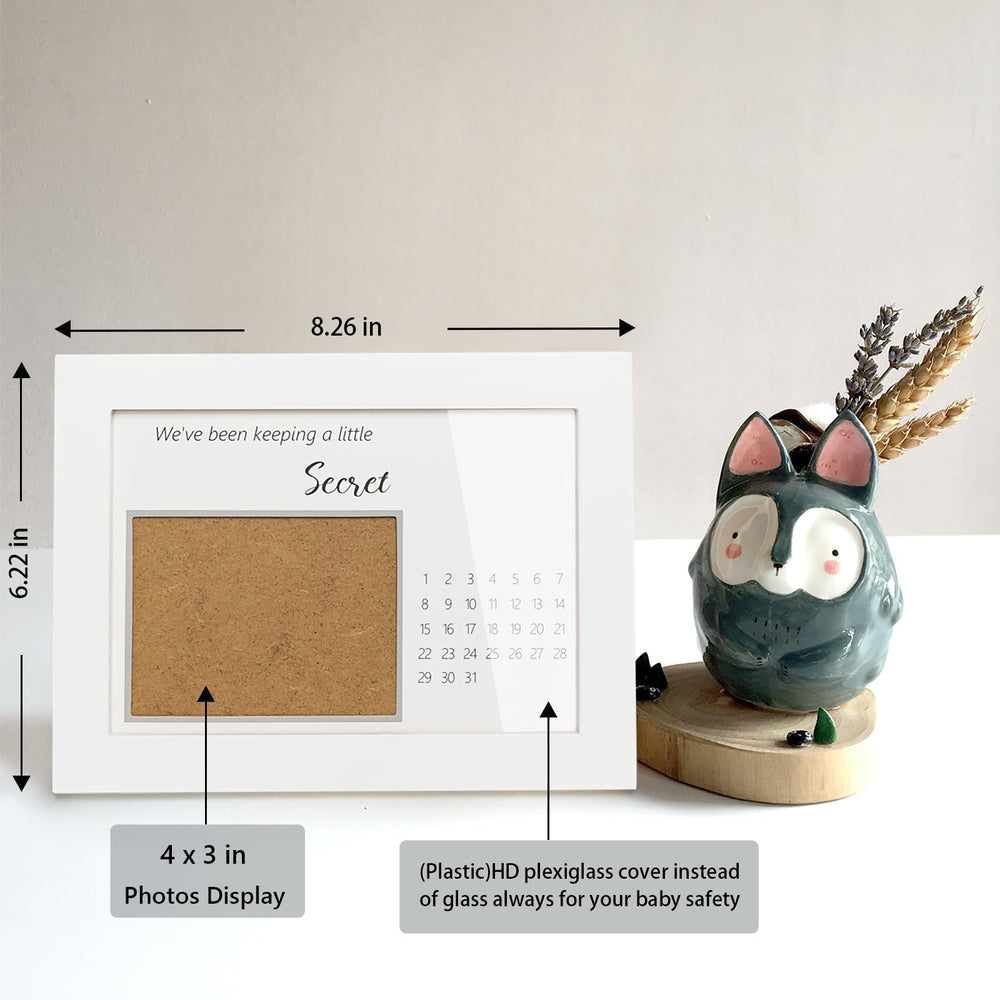 HAMUIERS compact 4x3 frame stands easily on any surface for quick display