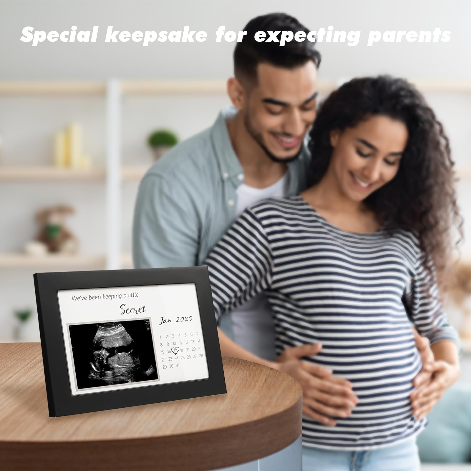 HAMUIERS countdown grandparent announcement frame engages family joyfully