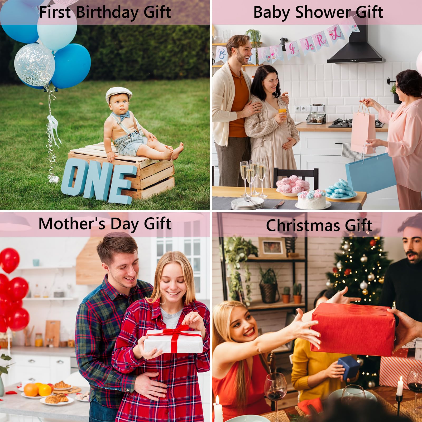 HAMUIERS First Year Frame gift-ready packaging appeals for baby showers.