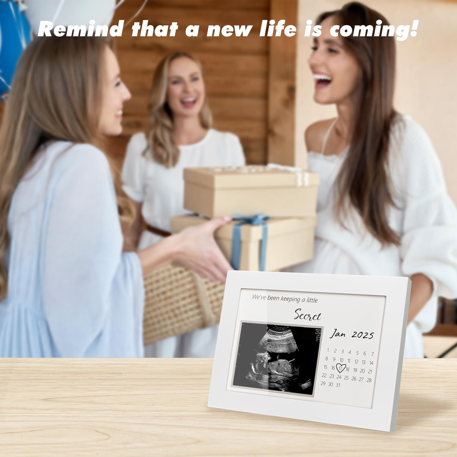 HAMUIERS grandparent countdown frame invites loved ones to share anticipation
