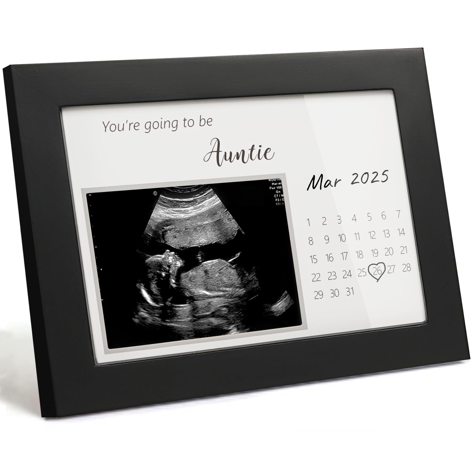 HAMUIERS pregnancy announcement frame close-up for aunt-to-be