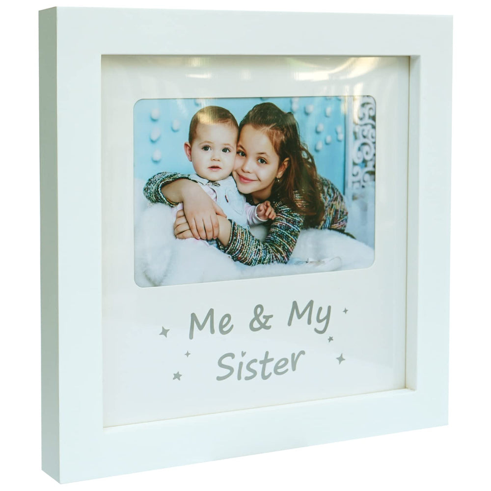 HAMUIERS sibling frame for sister; perfect for welcoming a new baby photo.