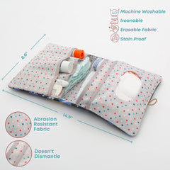 HAMUR HOME with multi-compartment layout keeps diapers and wipes neatly organized