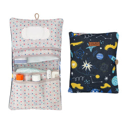 HAMUR HOME diaper bag organizer in travel-compact view for easy on-the-go storage