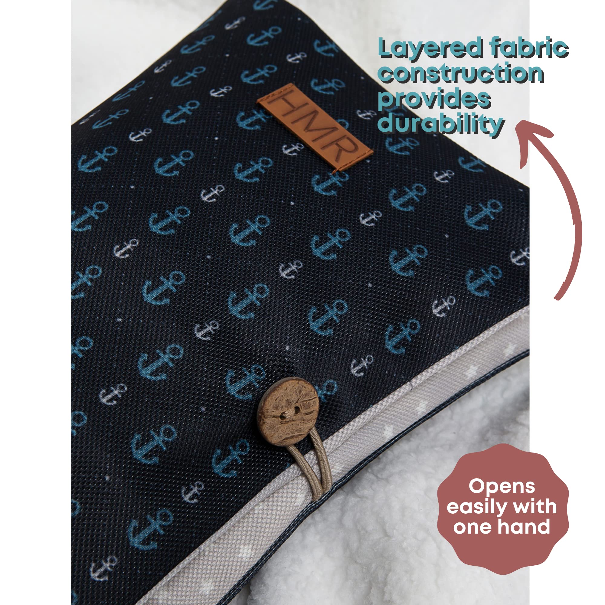 HAMUR HOME easy clean machine washable diaper pouch keeps items fresh