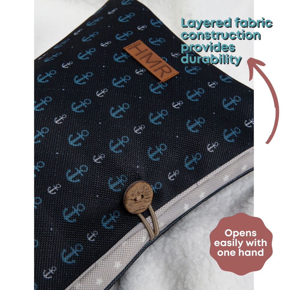 HAMUR HOME easy clean machine washable diaper pouch keeps items fresh