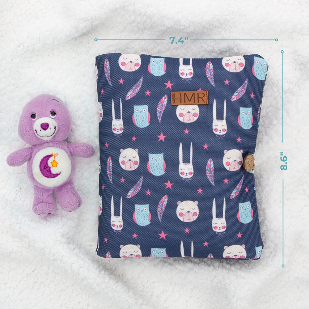 HAMUR HOME easy-clean machine-washable purple diaper bag for everyday use.