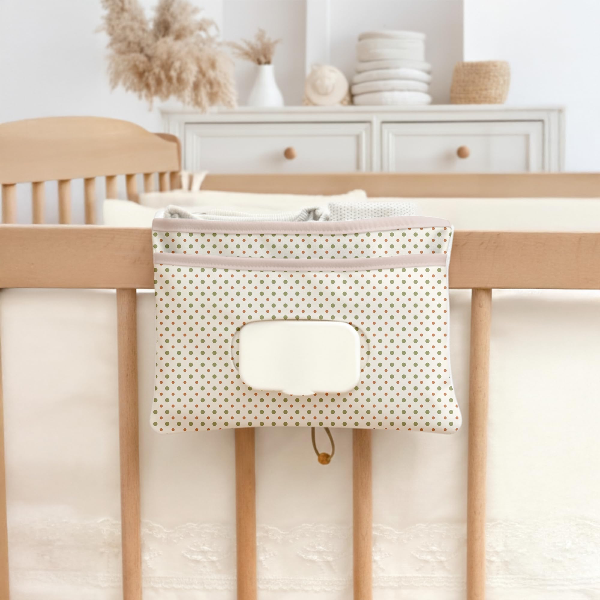 HAMUR HOME organizer with stroller strap attachment for hands-free transport.