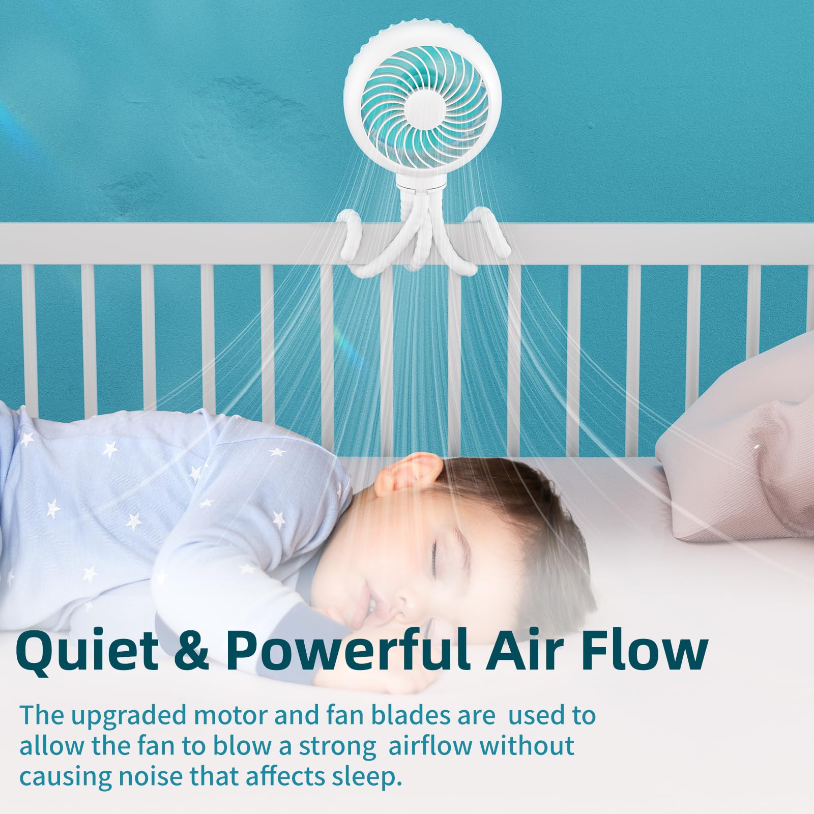 HandFan bladeless guard ensures safe use around children
