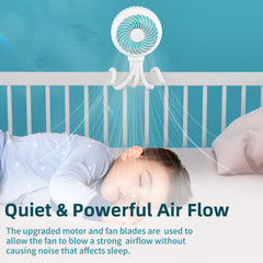 HandFan bladeless guard ensures safe use around children