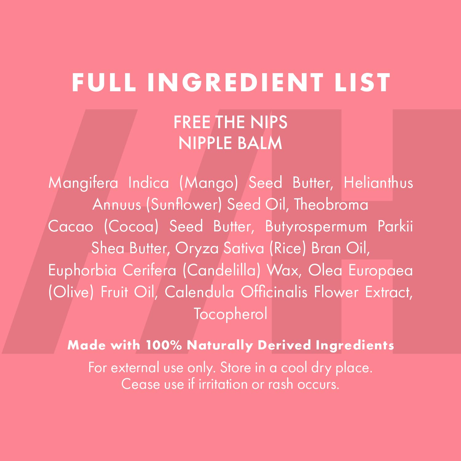 Nipple balm as a gentle lubricant option during pumping.