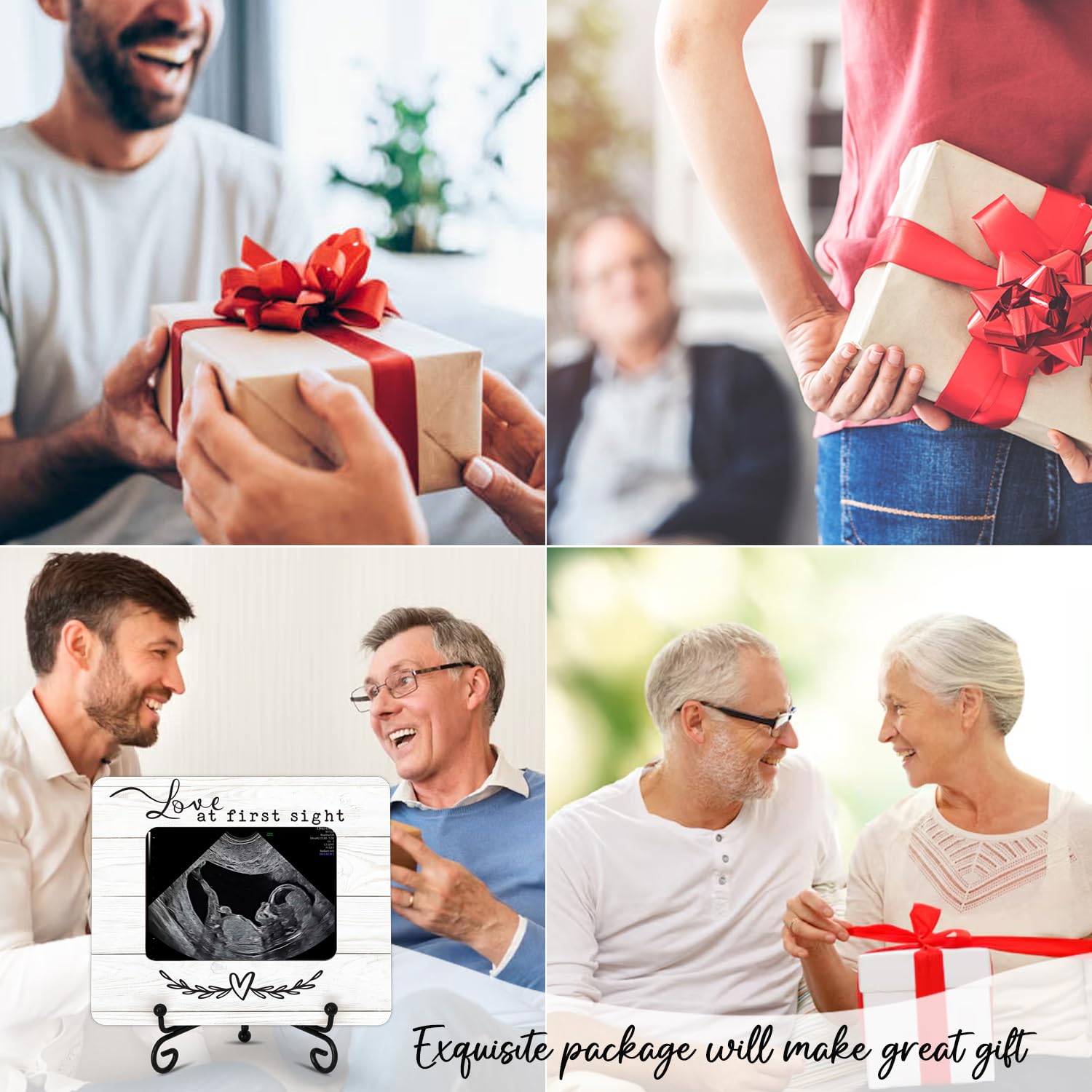 Hangwoous mom-to-be gift frame presenting a treasured ultrasound moment.