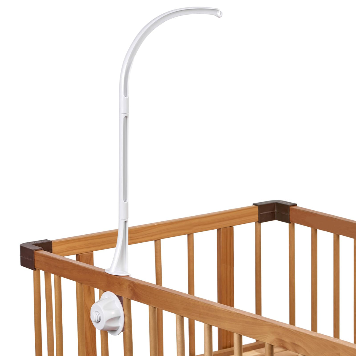 HanMiaMia Baby Mobile Arm for Crib, sturdy stand for easy rotation.
