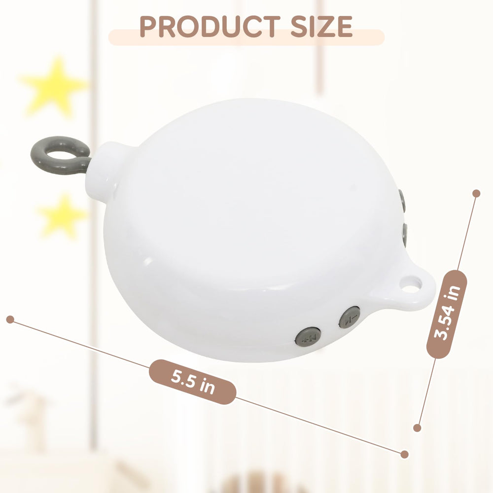 HanMiaMia crib mobile performing a 360-degree rotation during play and lullabies.