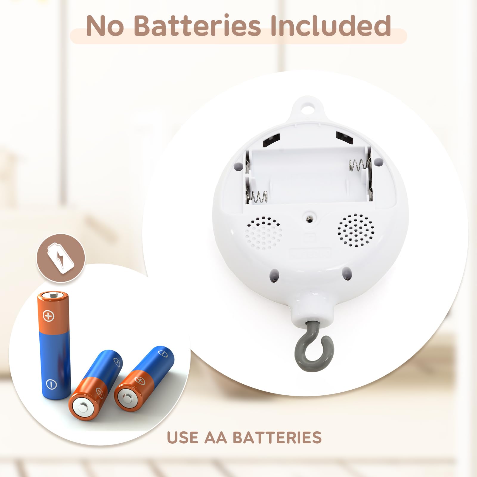 HanMiaMia battery compartment accessible for easy power replacement.
