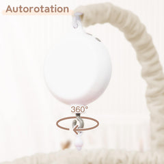 HanMiaMia lullabies provide gentle melodies on the crib mobile for soothing routines.