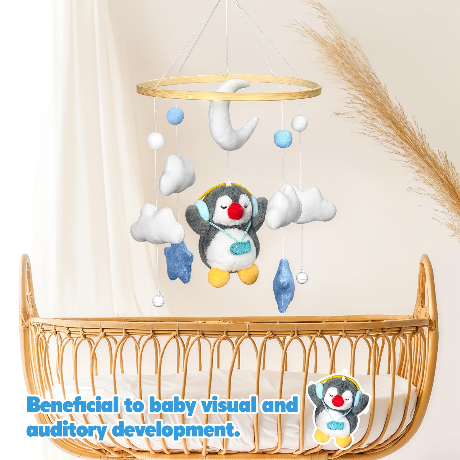 HanMiaMia gift-ready crib mobile suitable for newborns and baby showers