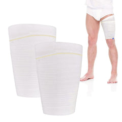 HANSILK catheter leg bag holder 2-pack keeps bags secure and comfortable during daily activities