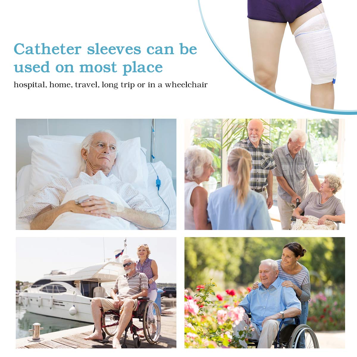 HANSILK catheter leg bag holder promotes even distribution to minimize movement