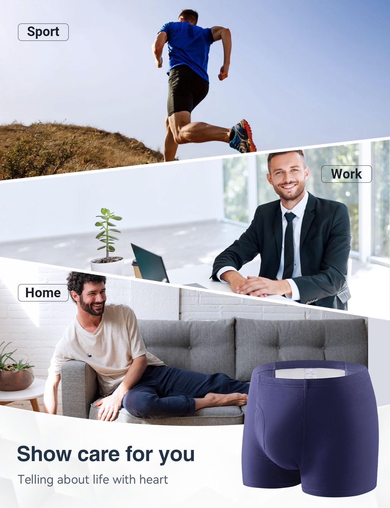 HANSILK washable and reusable underwear designed for repeated use.