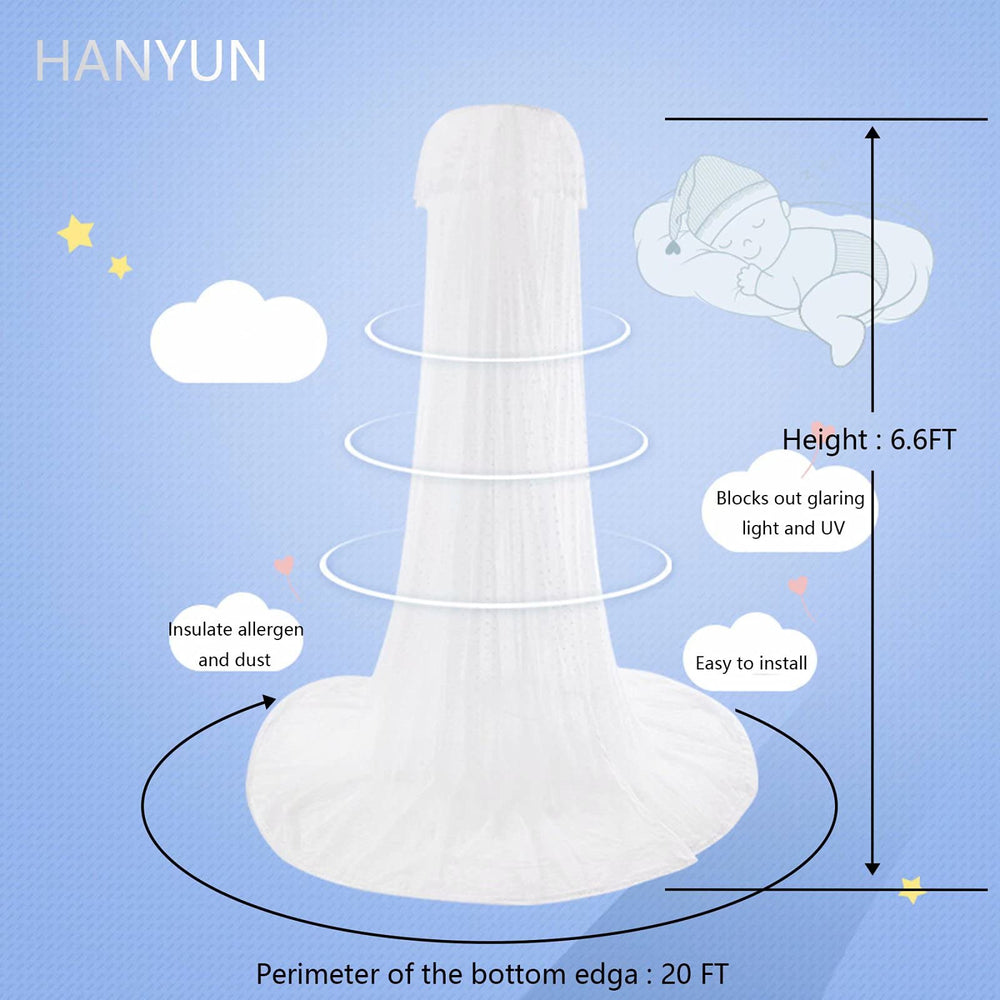 HanYun canopy mesh with 256 holes per square inch promoting airflow.