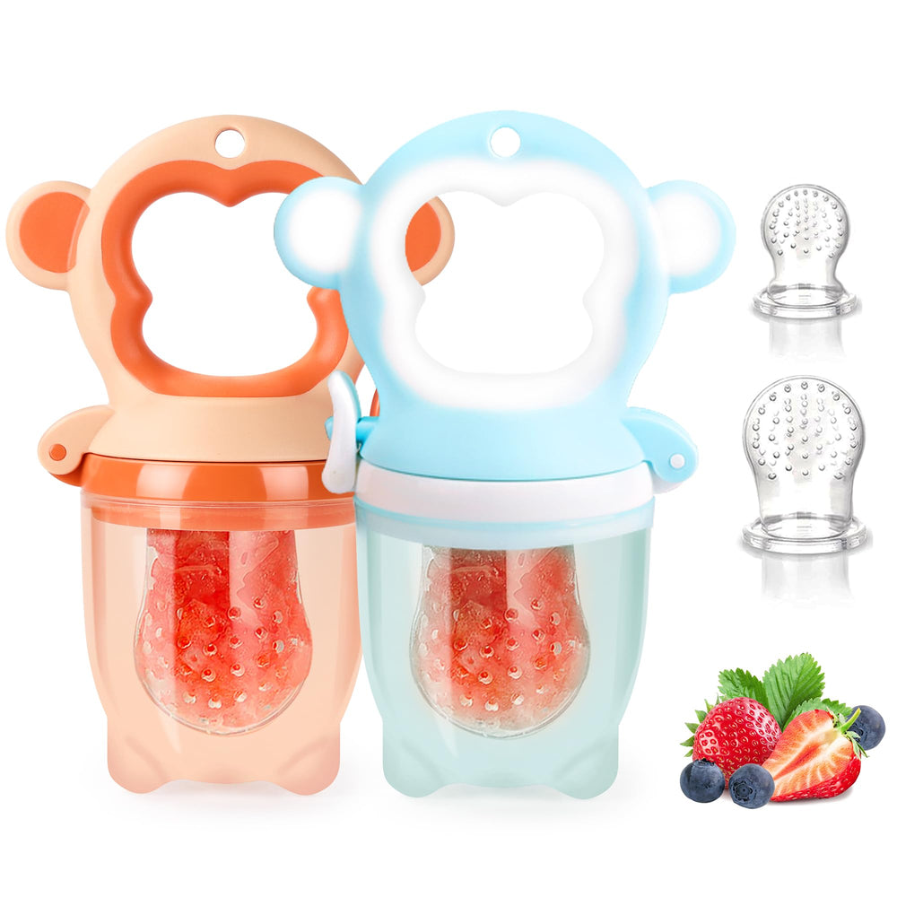 HAOBAOBEI 2-pack set offers versatile feeding and teething options.