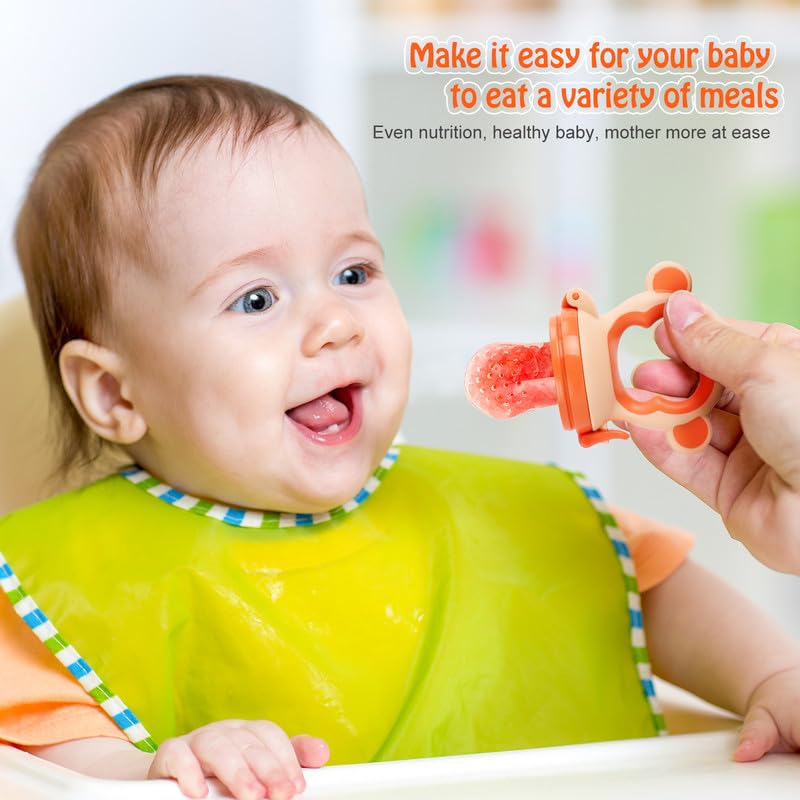 HAOBAOBEI bump texture helps massage sore gums during chewing.