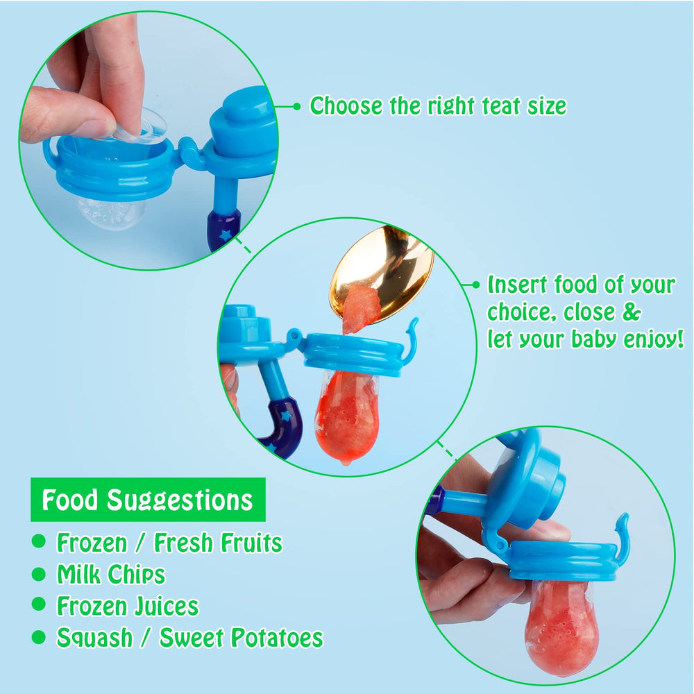 HAOBAOBEI silicone sac large designed for bigger bites and curiosity