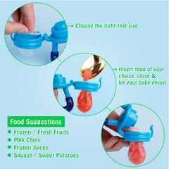 HAOBAOBEI silicone sac large designed for bigger bites and curiosity